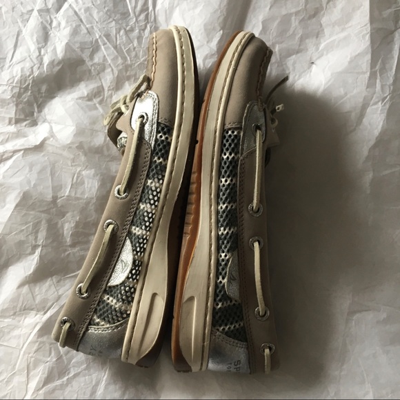 Sperry | Angelfish Breton Stripe Mesh Slip-On Boat Shoe - Picture 7 of 11